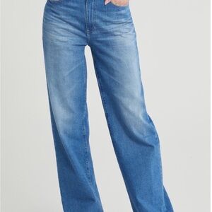 AG high rise wide leg jeans